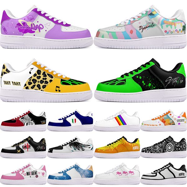 

DIY shoes winter clean fashion autumn mens Leisure shoes one for men women platform casual sneakers Classic cartoon graffiti trainers comfortable sports 86537