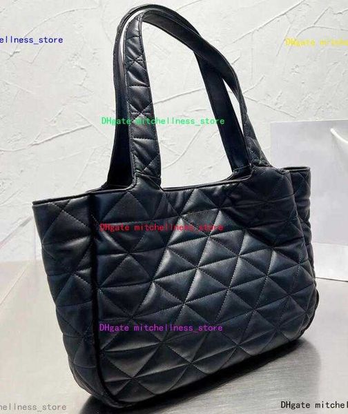 

titched big-capacity shopping bags luxury tote bags shoulder bag designer women handbag messenger wallet denim leather large capacity