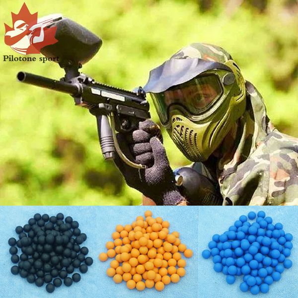 

yygun paintball 0.68 caliber kinetic round for self defense and practice reusable .68 caliber paint ball ammo solid nylon balls projectile f