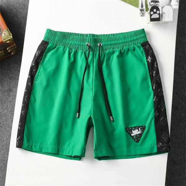 

beach pants flower pants skull rabbit psycho bunny surfing shorts quick drying european and american style men's home pants #03, White;black