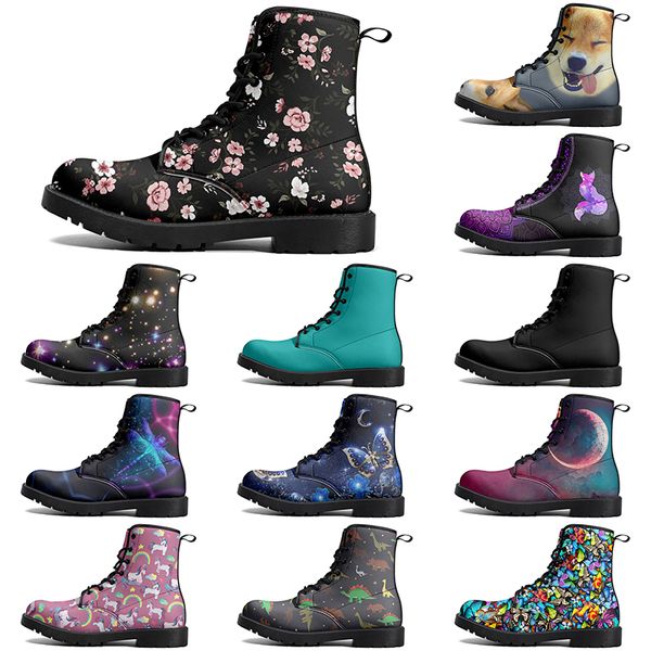 

DIY new Classic Martin Boots Non-slip autumn winter man women Versatile Customized warm Fashion Versatile Elevated Casual Boots 66439