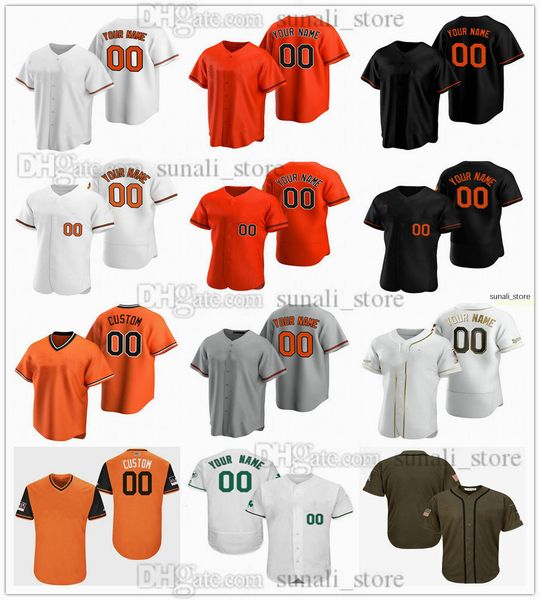 

2023 baseball jerseys 3 jorge mateo 28 kyle stowers 43 bryan baker 53 mike baumann 74 felix bautista 39 kyle bradish 78 yennier cano 54 dann, Blue;black
