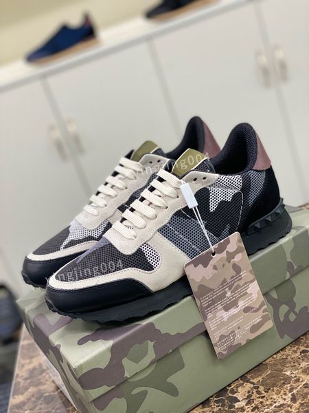 

new designer mens boots sneaker fashion casual shoes leather stripes shoe walking mens sports trainers sneakers, Black