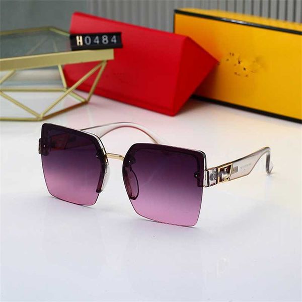 

designer sunglasses 2023 new style sunglasses fashion box women's advanced feeling glasses, White;black