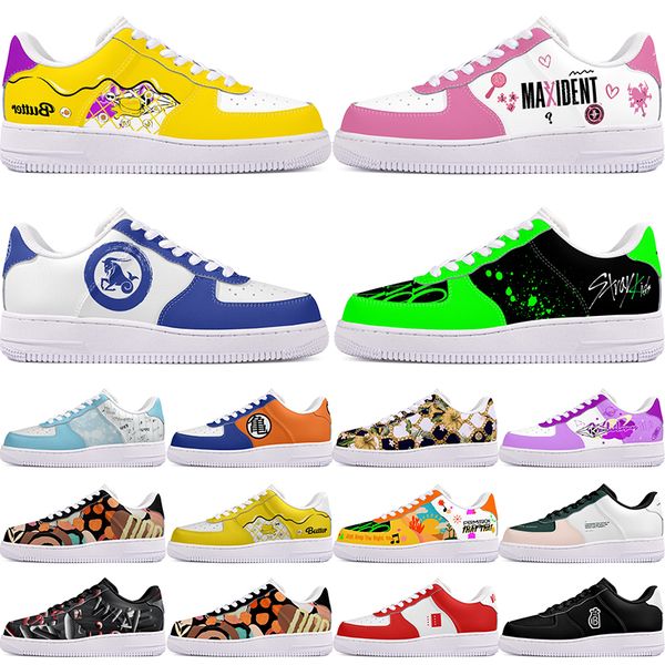 

DIY shoes winter beautiful lovely autumn mens Leisure shoes one for men women platform casual sneakers Classic cartoon graffiti trainers comfortable sports 85928