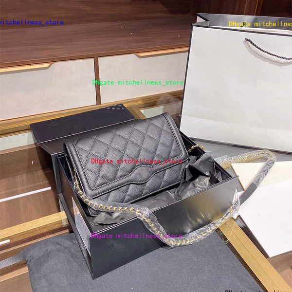 

2022 new classic fashion shoulder bag female famous designer handbag chain diamond lattice outdoor sacoche quilted street luxury card holder
