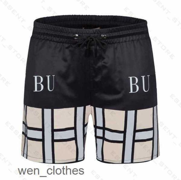 

quick designers short burberies fashion beach pants burbreries board swim plaid gym mesh sportswear mens drying swimwear summer printing man, White;black