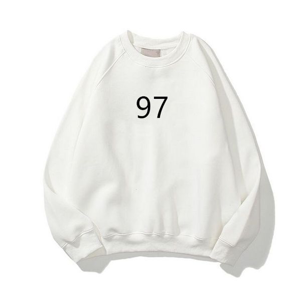 

apparel men sweatshirts loose version fashionable style extremely loose tailoring medium weight fabric slightly elastic s m  xl letter mans, Black
