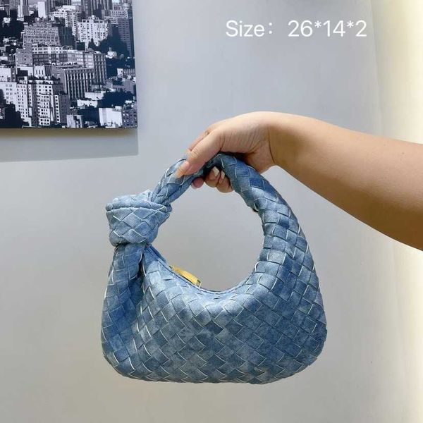 

women's bag 2023 new korean net red knitted bowknot handheld one shoulder underarm bag fashion tote bag 230401