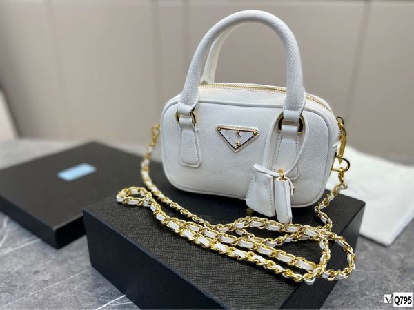 

2023 new women's fashion bags cross pattern cowhide handbag pillow bag