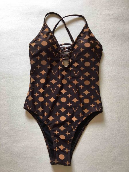 

designer bikini swimsuit classic woman onepiece swimwear designer swimsuit floral summer beach bathing suits for women bikinis backless bran, Black