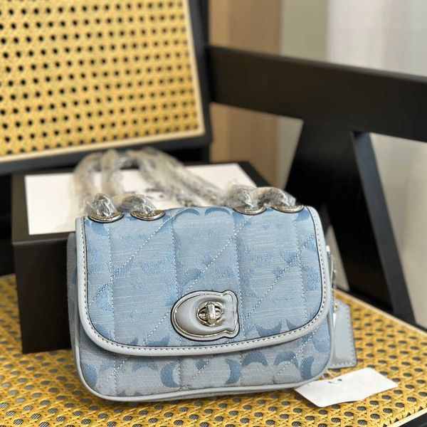 

evening bags luxury bags designer handbag women shoulder denim bag clutch purse fashion long wallet letters print designers bag messenger la