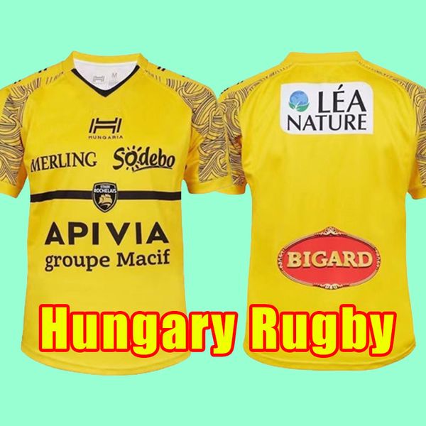

rugby jerseys hungary 21/22 world cup hungary 2021 2022 2023 short sleeve, Black;gray