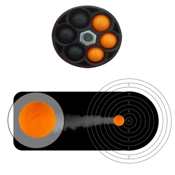 

paintball 0.5 caliber t4e tr50 200pcs solid nylon .50cal paint ball ammo reusable .50 cal hard plastic projectiles for self defense