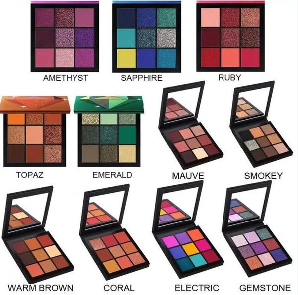 

makeup 9 colors eye shadow pearly smoke makeup eye shadow 9-color diamond plate c1