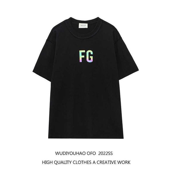 

essentialls designer t shirts for men women fog luxury tshirt ess tees main jacket supre line fg t fashion shirt cotton couples fg season sh, White;black