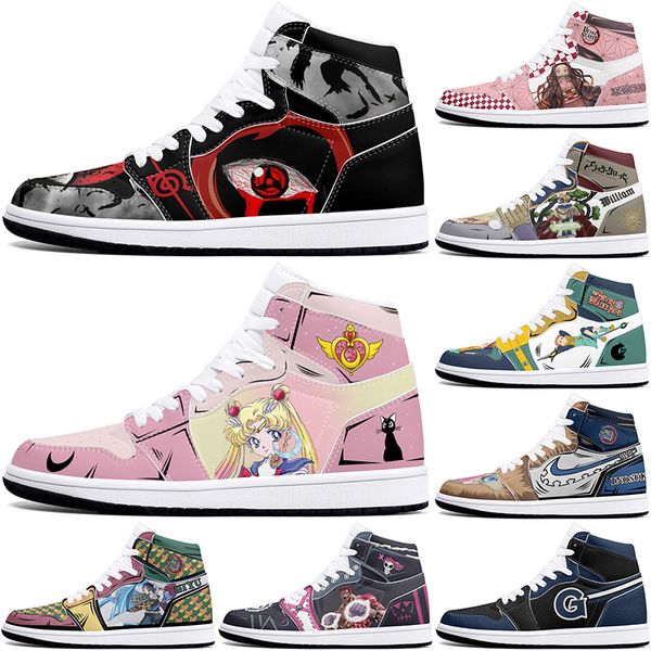 

New customized shoes diy sports basketball shoes 1s men women fashion antiskid anime customized figure sneakers 0001SA0C