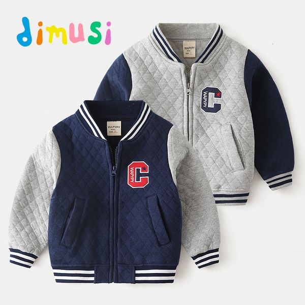 

jackets dimusi spring autumn boys baseball jackets fashion jackets children's clothing baby casual windbreaker kids hooded jacket 23033, Blue;gray