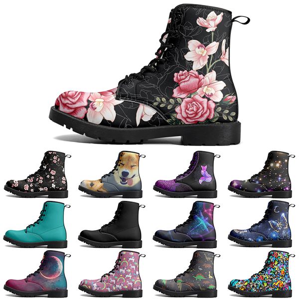 

DIY Classic Martin Boots Non-slip autumn winter man women hight cut Versatile fashion warm Elevated Casual Customized Boots 66220