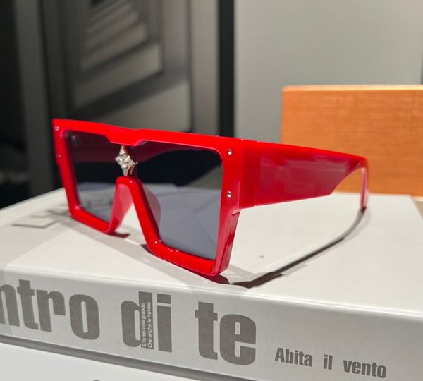 

Designer LOU VUT luxury cool sunglasses 2023 Cyclone For Men and Women style Z1578W Anti-Ultraviolet Retro Plate square Full Frame Brand Random 8394 with original box