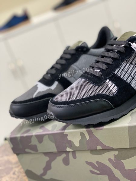 

2023 designer mens boots sneaker fashion casual shoes leather stripes shoe walking mens sports trainers sneakers, Black