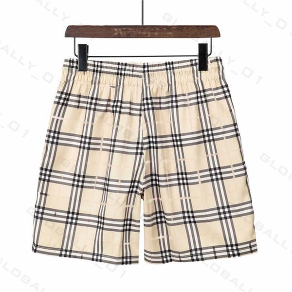 

burbreries mens shorts designers summer beach swim pants board swimmings short gym mesh sportswear quick drying swimwear burberies printing, White;black