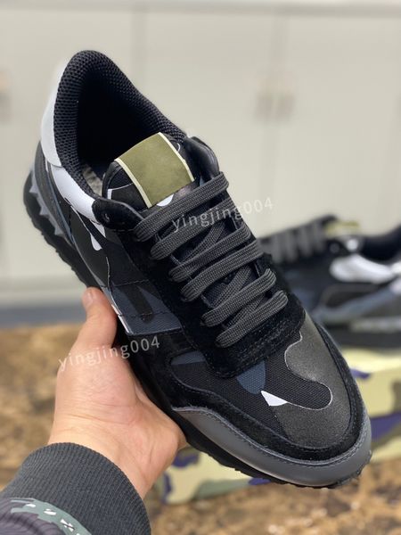 

luxury men boots sneaker fashion casual shoes leather stripes shoe walking mens sports trainers sneakers, Black