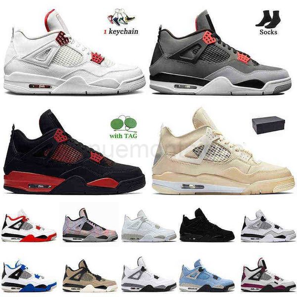 

designer shoes jumpman 4 4s mens outdoor shoes trainers infrared court purple red thunder sail zen master black cat cactus jack taupe haze w