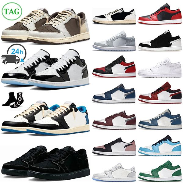 

designer jumpman 1 low basketball shoes men women 1s lows black phantom olive reverse mocha concord wolf grey panda fragment all star mens