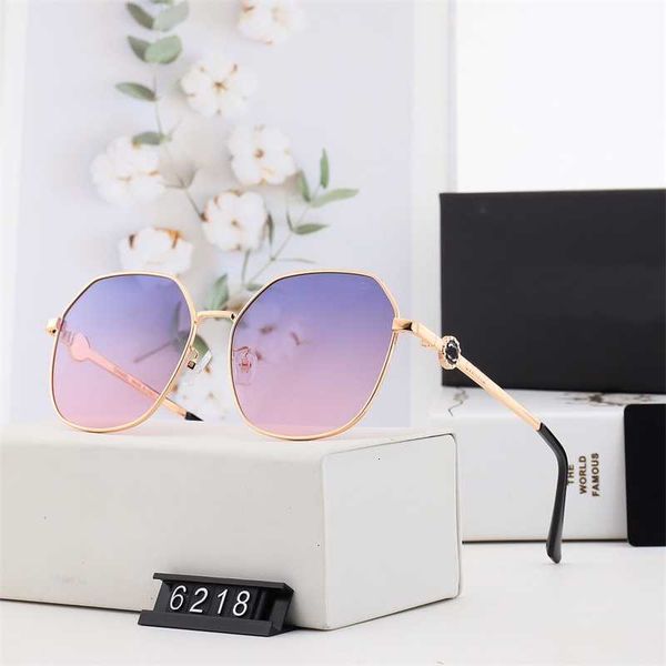 

designer sunglasses 2023 new fashion trend frame polarized sunglasses round face glasses metal women's, White;black