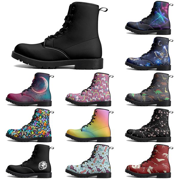 

DIY new Classic Martin Boots Non-slip autumn winter man women Versatile Customized warm Fashion Versatile Elevated Casual Boots 70639