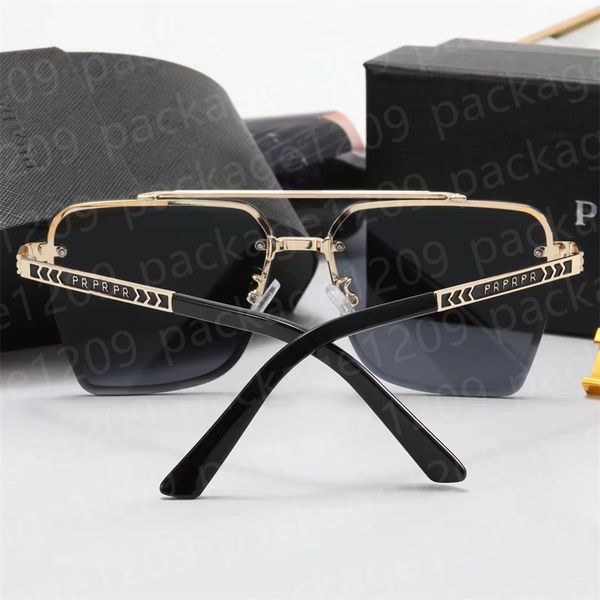 

Designer glasses 2023 Sunglasses for Men Women Cool Style Classic Hot Fashion Gold Square Frame Eyewear Man Designers Sunglass with Box Sun s