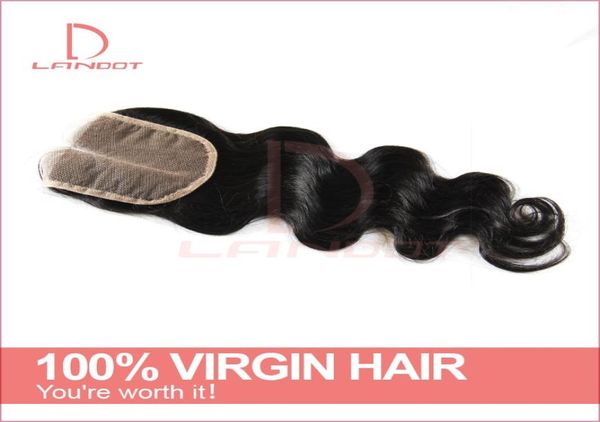 

grade 6a malaysian virgin hair lace closure middle3 part closures human hair extensions body wave natural color human ha7938359, Black;brown