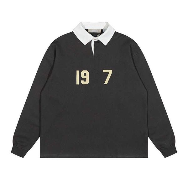 

plus size mens sweater brand 1977 long sleeve sweatshirt designer hoodie casual polo tshirt men women cotton pullover sweaters, White;black