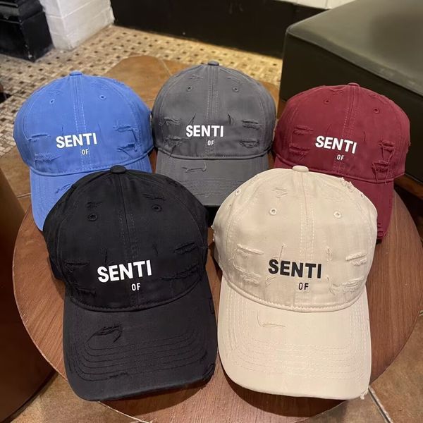 

ess ball caps luxury designer ball cap letter silicone series men's and women's baseball hat street versatile hat wash and make ol, Blue;gray