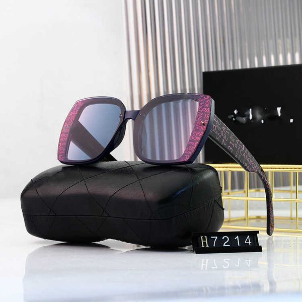 

sunglasses new style small fragrant wind large frame frameless letter print sunglasses for women fashion anti-uv glasses, White;black