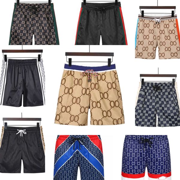 

summer mens shorts designers casual sports 2023 fashion quick drying men beach pants black and white letter print short asian size m-xxxl, White;black