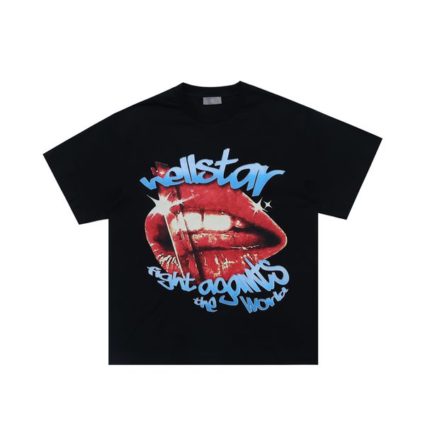 

23ss short sleeve cotton casual tee plus size usa summer t shirt high street europe men tshirt 938, Black;brown