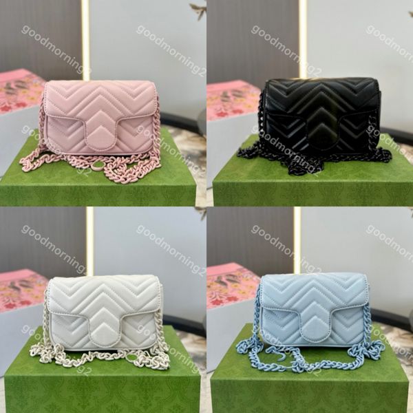 

4 color lady bag sweet ladies crossbody waist bags mini 16.5cm fashion purse chain clutch handbags evening fanny pack flap buckle wallets le