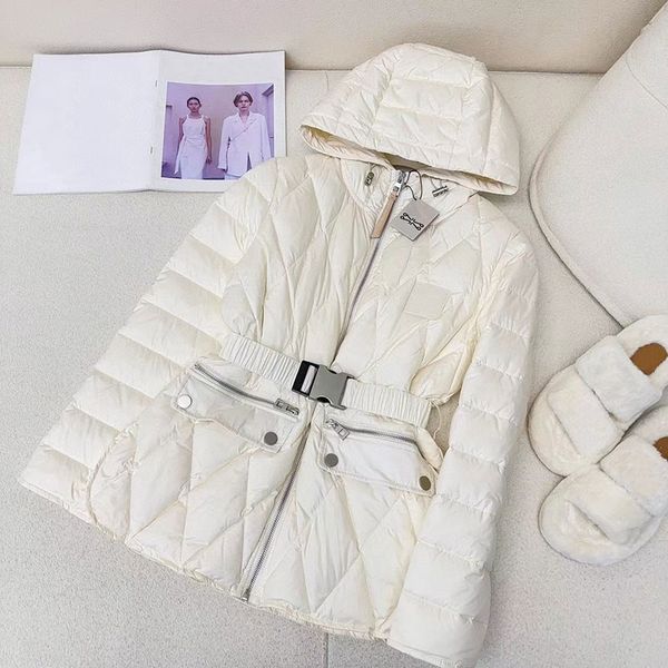 

Womens down jackets Stylist Coat Parka Top Classic Puffer Jacket Hooded Thick Down Coats Womens Feather Windproof Outerwear, White