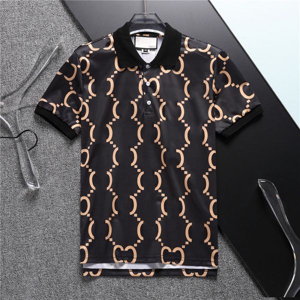

designer mens polo summer brand clothes luxury t shirts men's fashion casual print embroidery polos 17, White;black