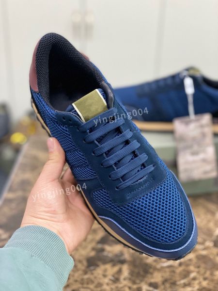 

2023 designer men boots sneaker fashion casual shoes leather stripes shoe walking mens sports trainers sneakers, Black