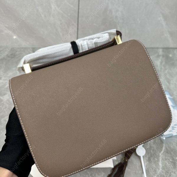 

10A top designer bag handbag high quality mini crossbody bag 19cm Fashion shoulder messenger bag luxury women bag Hand sewn Leather original Epsom and box lady bag