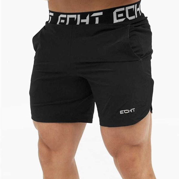 

men's shorts mens summer black casual moda fitness compression gym hombre bodybuilding jogger training clothing half pants sweat p23030, White;black