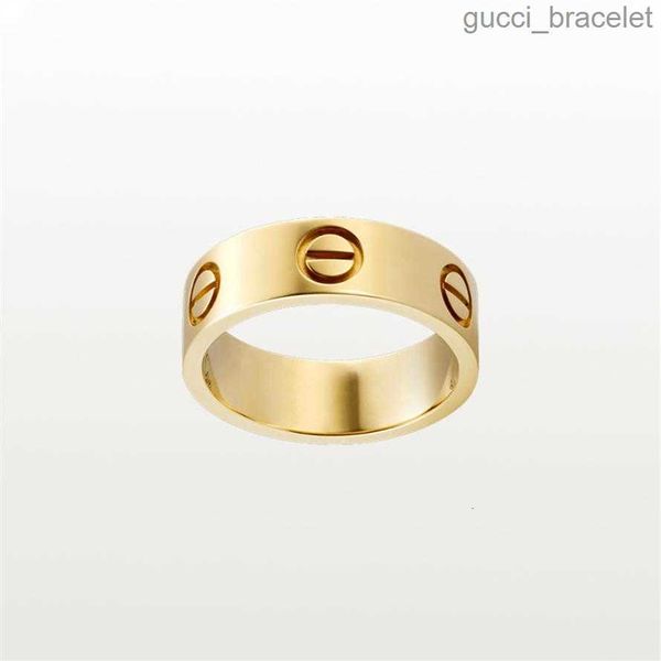 

love screw ring classic luxury designer jewelry for women 2022 rings fashion accessories titanium steel alloy gold-plated never fade no193e, Slivery;golden