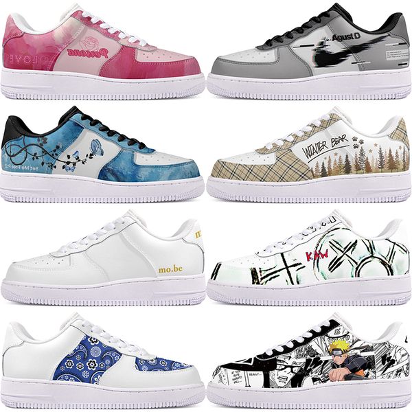 

DIY shoes winter lovely fashion autumn mens Leisure shoes one for men women platform casual sneakers Classic cartoon graffiti trainers sports B-SF_F8-40-2