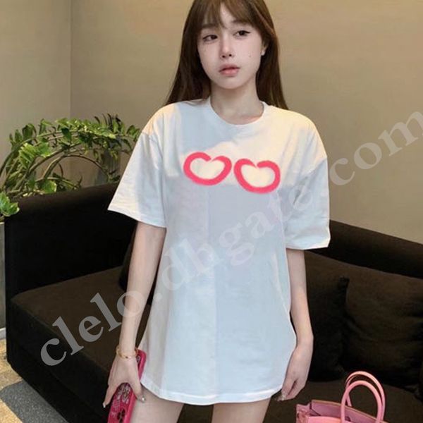 

seller fashion embroidery women's t-shirt with logo letter round neck short sleeve t shirt black and white sml