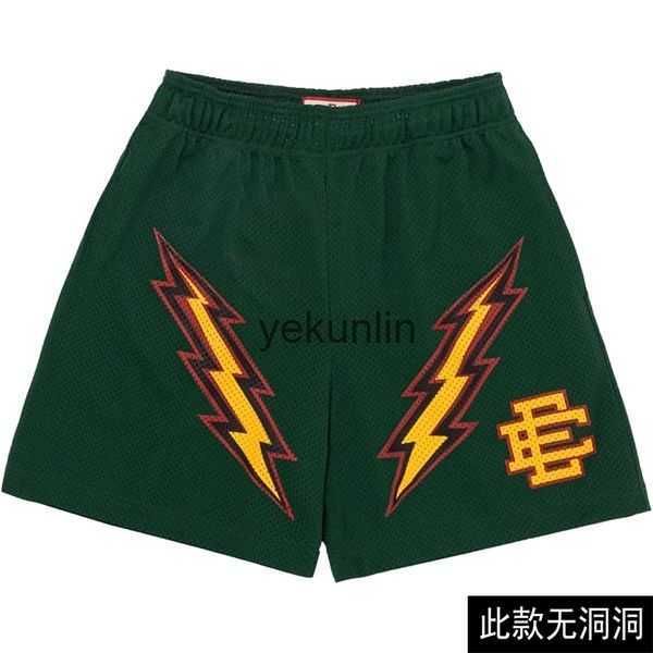 

men's shorts designer mens ee shorts eric emanuel fitness sports lightning printed shorts 17 color women summer fitness workout casual, White;black