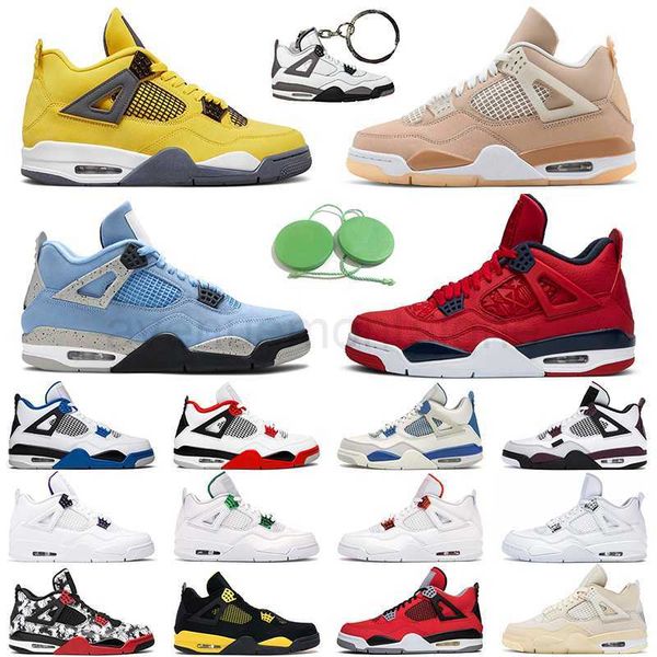 

designer shoes men basketball shoes 4s 4 sail motorsports fire red black cat white cement cool grey men trainer sports sneakers sandal