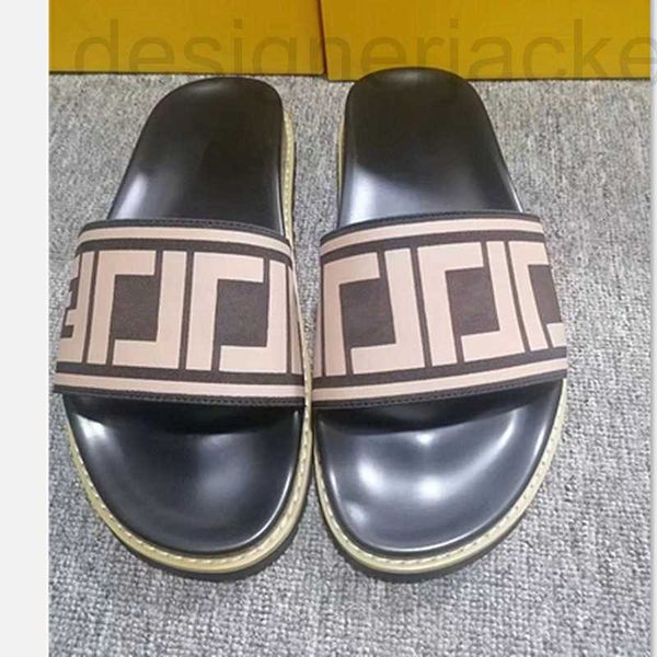 

slippers designer nigeria, cambodia, vietnam high grade sandals 2023 summer outwear f letter old flower thick bottom i5pu, Black